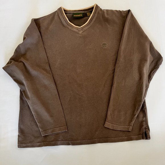 Authentic Timberland Pullover V Neck Sweatshirt - Picture 5 of 5